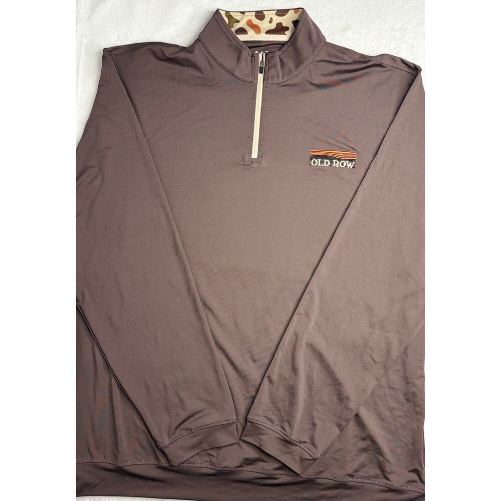 Old Row Outdoor Camo 1/4 Zip Brown - Men's 2XL - NWT
